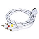 AV Cable w/ Composite (Yellow RCA)/S-Video and Stereo Audio (Red/White) for Wii & Wii U- Net Jacket and Gold Plated