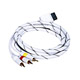 Product image for AV Cable w/ Composite(Yellow) Video and Stereo Audio(Red/White) for Wii - Net Jacket and Gold Plated