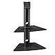 Image of Flat Panel Display Wall Mount with Dual Media Player Shelves (Masx 22Lbs, 10~23inch) - Black