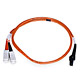 Product image for SC/PC-MTRJ Female, MM, Duplex, 62.5/125, 3.0MM DIA. 1 Meter-(Patch Cord/Jumper)