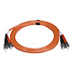 Product image for ST/PC-ST/PC, MM, Duplex, 62.5/125, 3.0MM DIA. 2 Meter-(Patch Cord/Jumper)