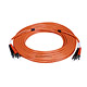Product image for ST/PC-ST/PC, MM, Duplex, 62.5/125, 3.0MM DIA. 10 Meter-(Patch Cord/Jumper)