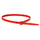 Product image for Cable Tie 14 inch 50LBS, 100pcs/Pack - Red