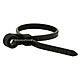 Product image for Mountable head Cable Tie 4 inch 18LBS, 100pcs/Pack - Black