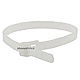 Product image for Releasable cable tie 12 inch 50LBS, 100pcs/Pack - White