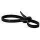 Product image for Double Head Cable tie 8 7/8 inch 50LBS, 100pcs/Pack - Black