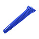 Product image for Hook & Loop Fastening Cable Ties 9inch, 10pcs/Pack - Blue