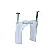 Product image for Circle cable clips with steel nail, 40mm, 50pcs/Pack