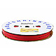 Product image for Heat shrink tubing, 20mm width, 100ft/roll - Red