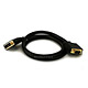 3ft 28AWG DVI-A to SVGA (HD15) Cable - Black