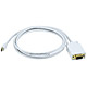 6ft 32AWG Mini DisplayPort to VGA Cable - White