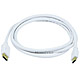 Product image for DisplayPort Male to HDMI Male 28AWG Cable (Gold Plated Connectors) - 6ft 