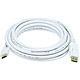 Product image for DisplayPort Male to HDMI Male 28AWG Cable (Gold Plated Connectors) - 15ft 
