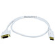 3ft 28AWG DisplayPort to DVI Cable - White