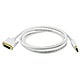 10ft 28AWG DisplayPort to DVI Cable - White