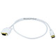 3ft 28AWG DisplayPort to VGA Cable - White