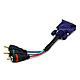 6inch VGA to 3 RCA Component Video Cable (HD15 - 3-RCA)