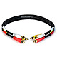 1.5ft Triple RCA Stereo Video Dubbing Composite Cable (3 x RG59U)
