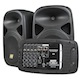 130-Watt 8-channel PA System with Two 10-inch speakers