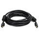 15ft 28AWG Standard HDMI® Cable With Ethernet w/ Ferrite Cores - Black