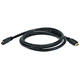 6ft 24AWG CL2 High Speed HDMI® Cable With Ethernet Male to Female Extension - Black