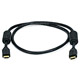 3ft 28AWG High Speed HDMI® Cable With Ethernet w/ Ferrite Cores - Black