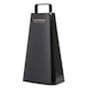 Handheld Cow Bell - 7-1/2-inch - Black