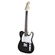 "Retro Vision" Solid Body Electric Guitar - Black