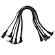 8-Head Multi-Plug Daisy-Chain Cable for Guitar Pedal Power Adapters