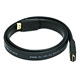 3ft 24AWG CL2 Flat High Speed HDMI® Cable With Ethernet - Black