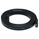 10ft 24AWG CL2 Flat High Speed HDMI® Cable With Ethernet - Black