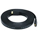15ft 24AWG CL2 Flat High Speed HDMI® Cable With Ethernet - Black