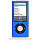 Image of Silicone Skin Case for iPod® Nano 5th Generation 5G - Blue
