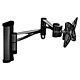 Image of 3 Way Adjustable Tilting Wall Mount Bracket for LCD LED (Max 33 lbs, 13~23 inch), Black (No Logo)