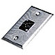 Product image for XLR Male 3 Pin One Port Zinc Alloy Wall Plate