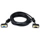 15ft Ultra Slim SVGA Super VGA 30/32AWG M/F Monitor Cable w/ ferrites (Gold Plated Connector)