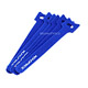 Product image for Hook & Loop Fastening Cable Ties 6inch, 50pcs/Pack - Blue