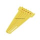 Product image for Hook & Loop Fastening Cable Ties 6inch, 50pcs/Pack - Yellow