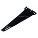 Product image for Hook & Loop Fastening Cable Ties 9inch, 50pcs/Pack - Black