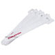 Product image for Hook & Loop Fastening Cable Ties 6inch, 100pcs/Pack - White