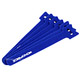 Product image for Hook & Loop Fastening Cable Ties 6inch, 100pcs/Pack - Blue