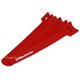 Product image for Hook & Loop Fastening Cable Ties 6inch, 100pcs/Pack - Red