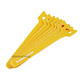 Product image for Hook & Loop Fastening Cable Ties 6inch, 100pcs/Pack - Yellow