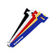 Product image for Hook & Loop Fastening Cable Ties 6inch, 100pcs/Pack - 5 Colors