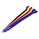 Product image for Hook & Loop Fastening Cable Ties 9inch, 100pcs/Pack - 5 Colors