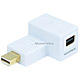 Image of Mini DisplayPort Port Saver (Male to Female) - 90 Degree