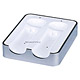 Product image for Premium Dual Inductive Charging Dock w/ (2) Rechargable(Li-ion) Batteries and Modified Battery Covers for Wii