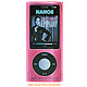 Image of Silicone Case with Diamond Shape Texture for iPod® Nano 5G - Pink