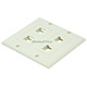 Product image for 2-Gang Wall Plate for Keystone, 4 Hole - Ivory