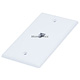 Image of Wall Plate Jacks 6P6C Single - Smooth Type